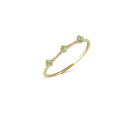 Anello Triple Gem