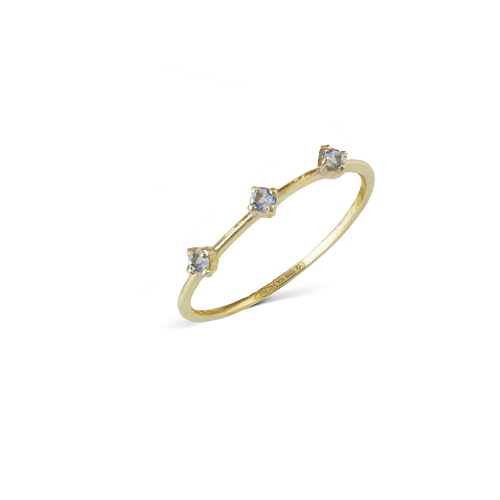 Anello Triple Gem
