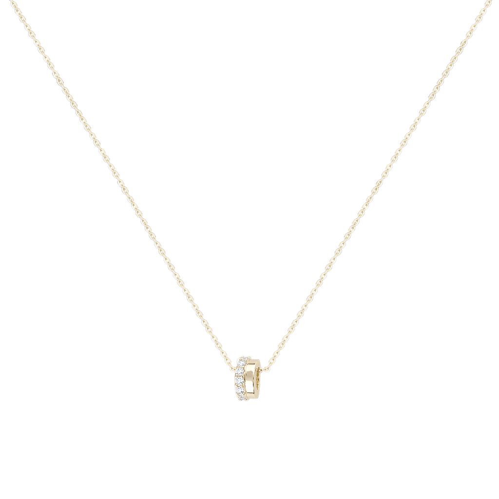 Collana Mezze Rotelle Shine
