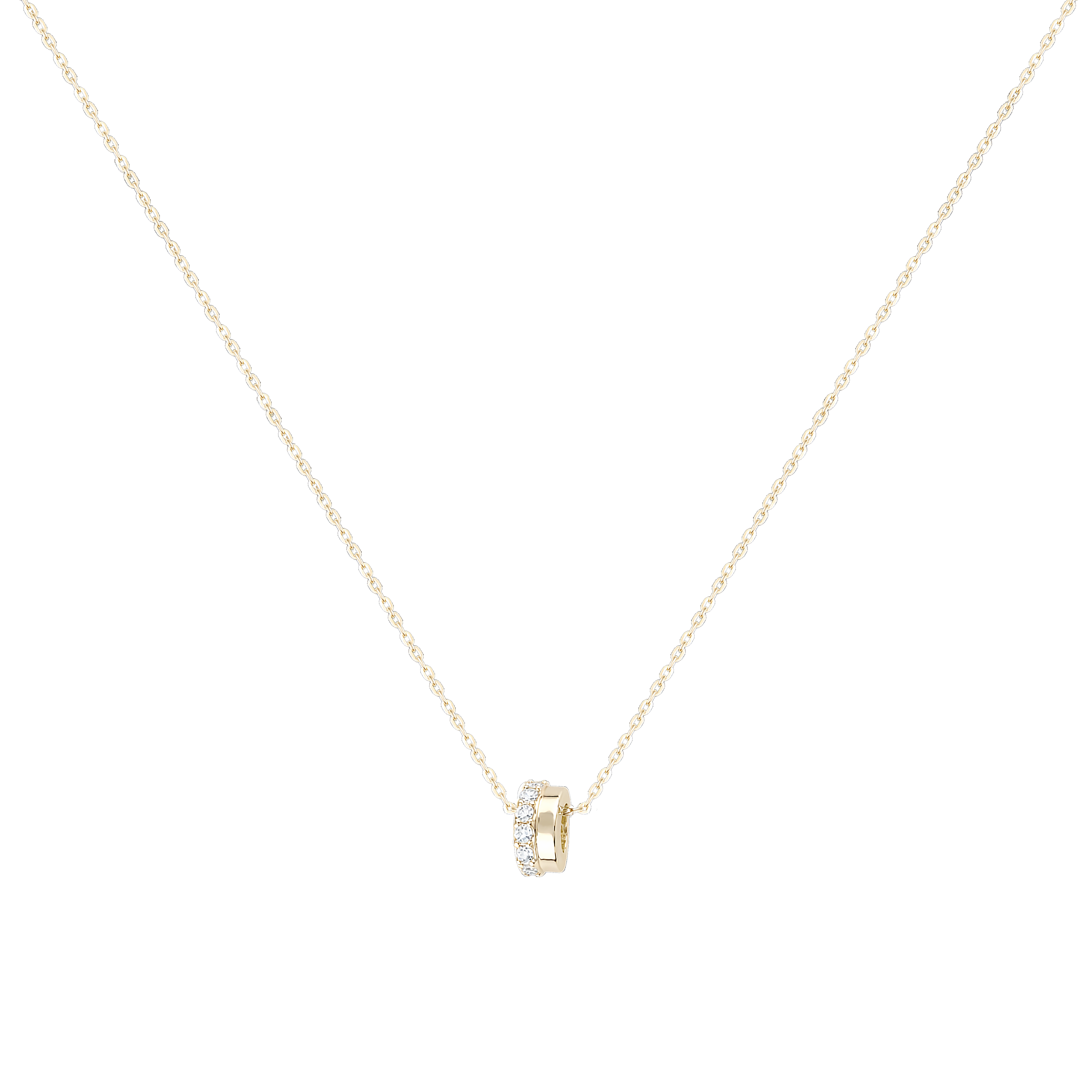 Collana Mezze Rotelle Shine