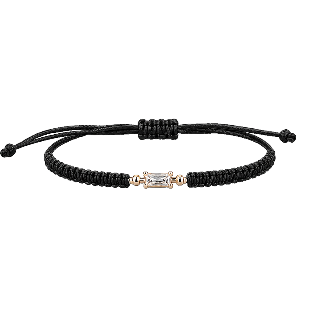Bracciale Cordino Baguette