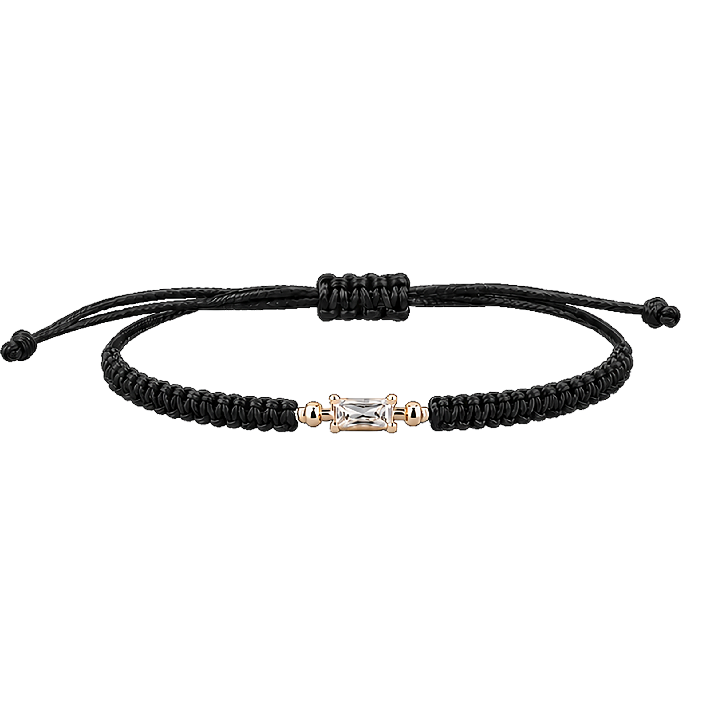 Bracciale Cordino Baguette