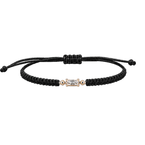 Bracciale Cordino Baguette