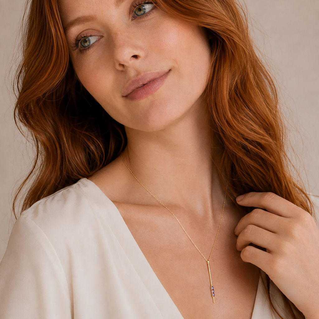 Collana Barra Verticale