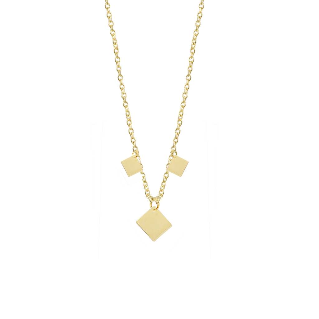 Collana Triple Square