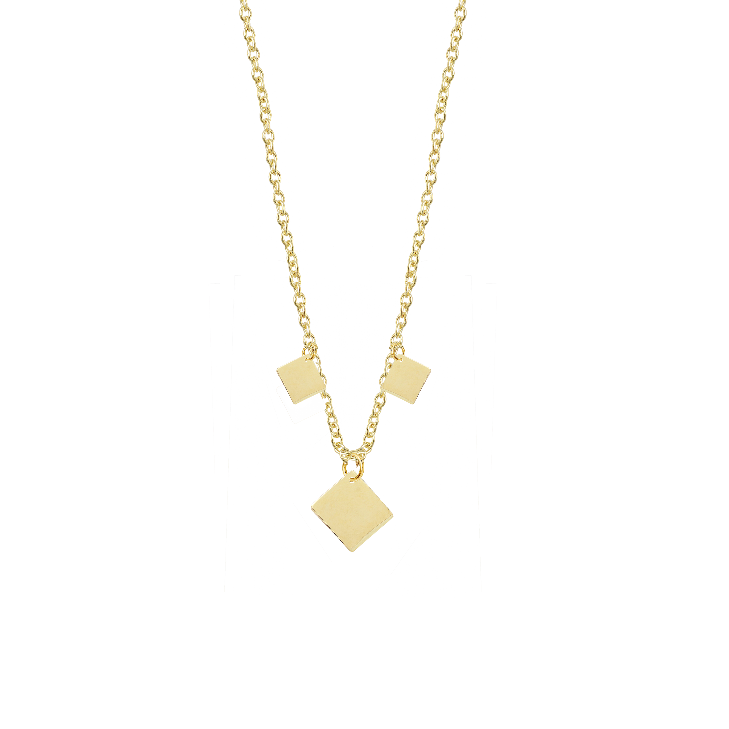 Collana Triple Square