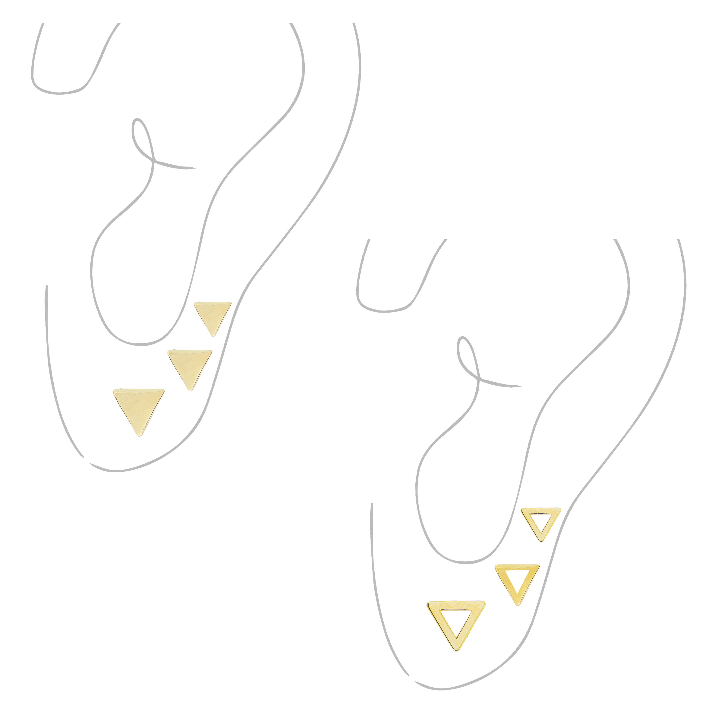 Orecchini Triangle