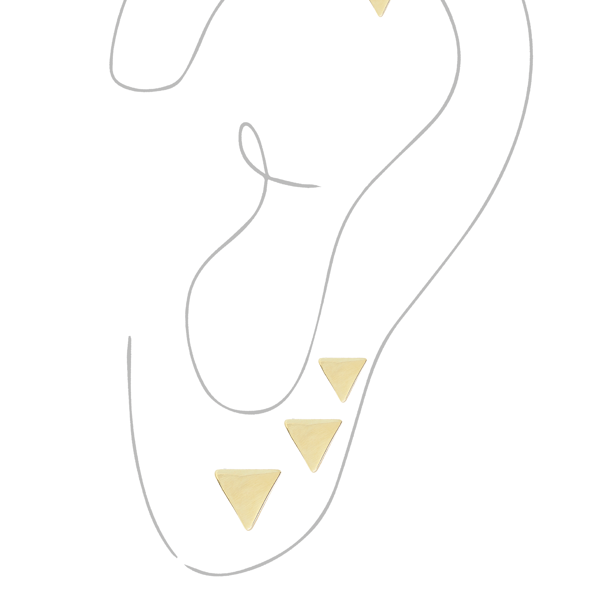 Orecchini Triangle