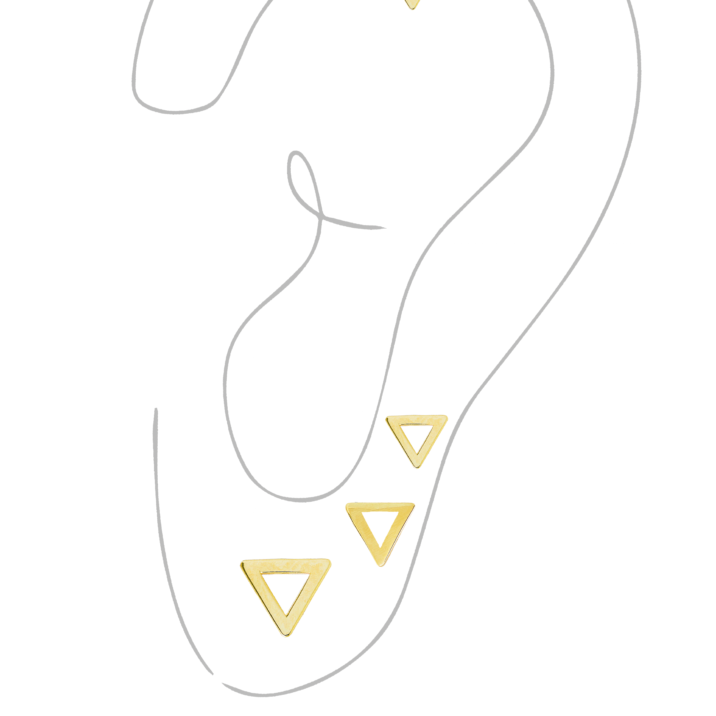 Orecchini Triangle