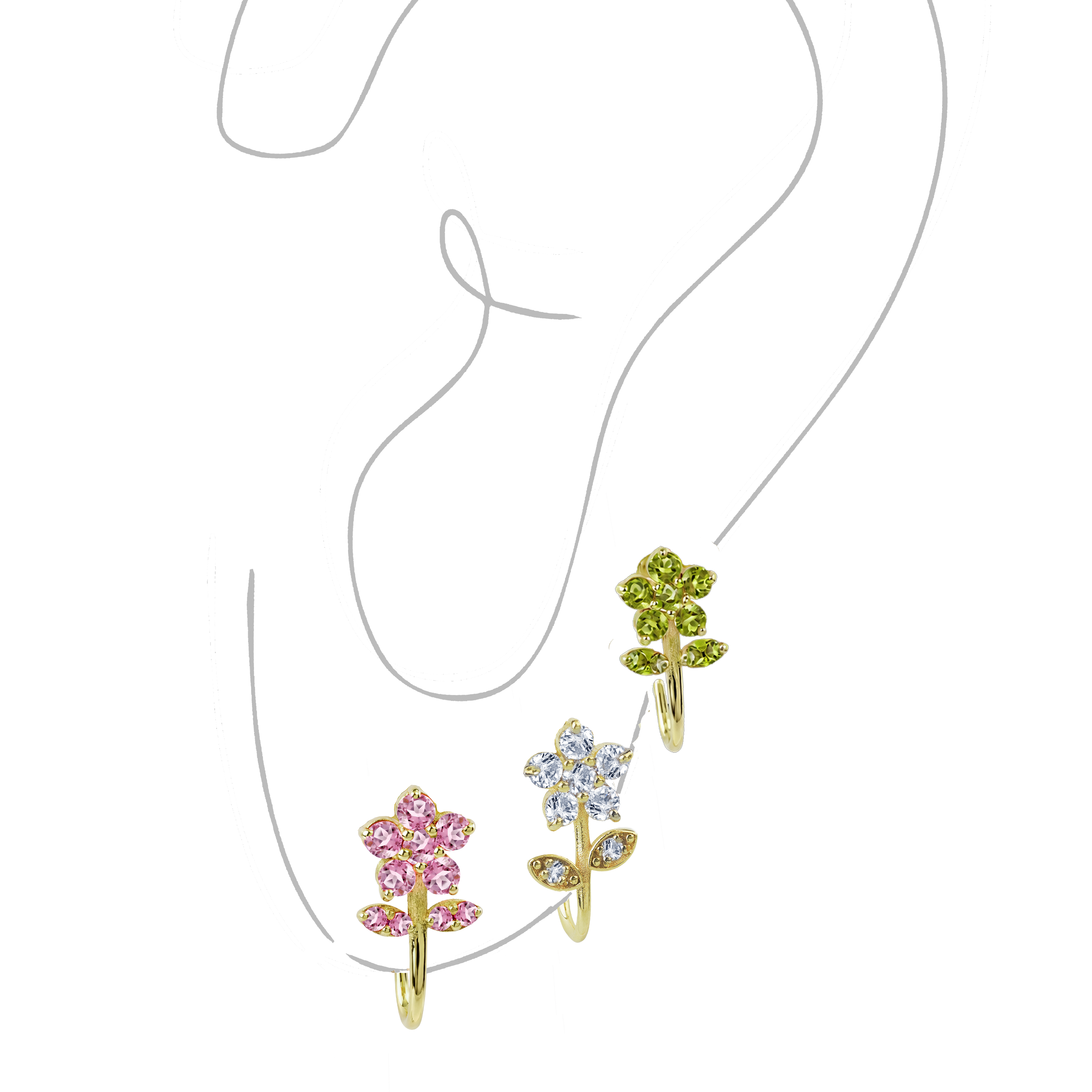 Orecchino Flower