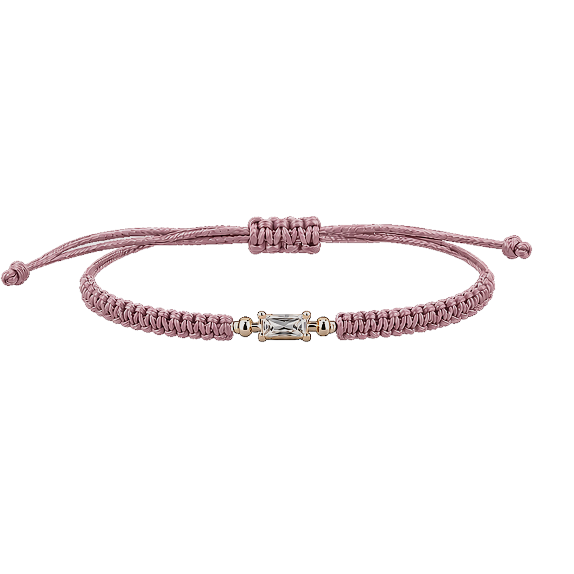 Bracciale Cordino Baguette