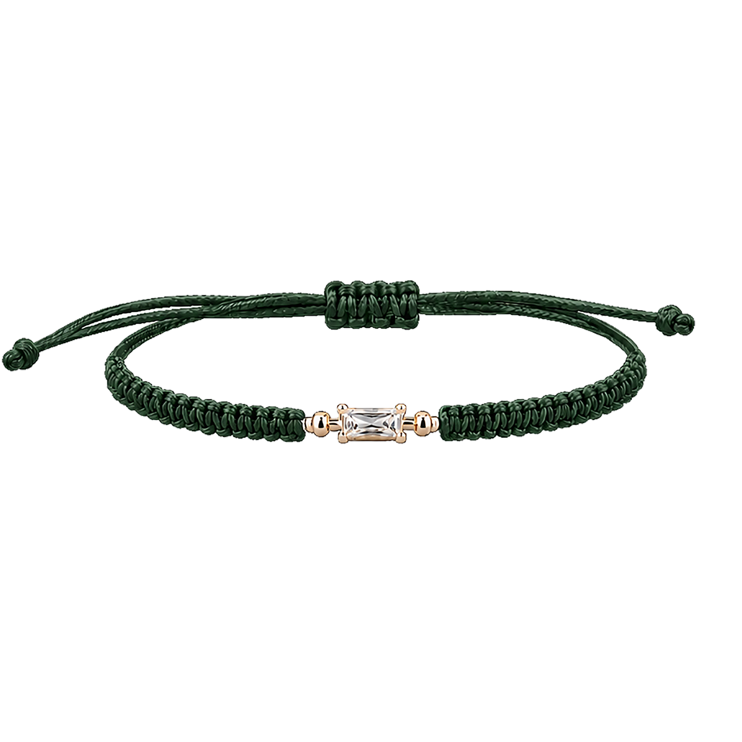 Bracciale Cordino Baguette