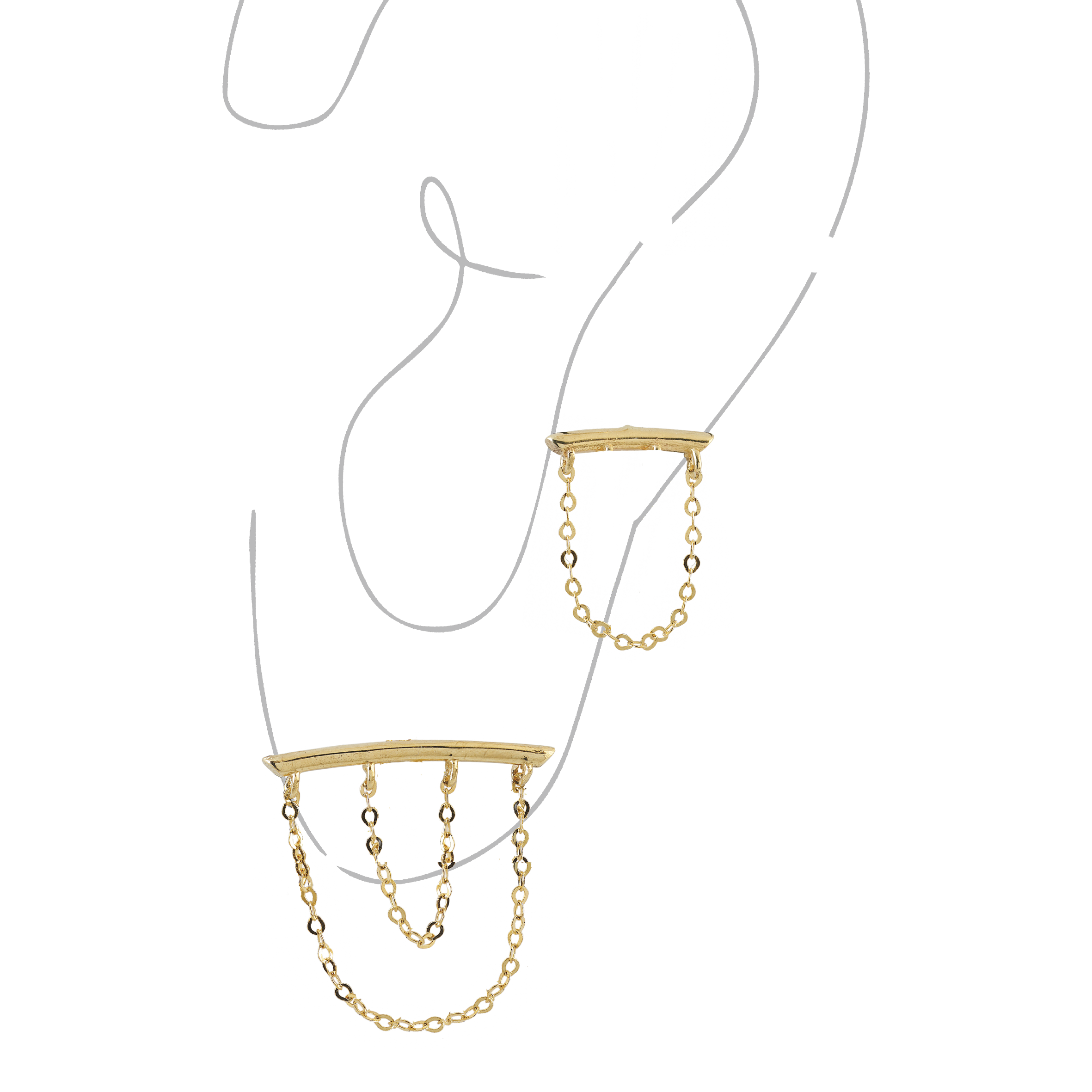 Set di Orecchini Chains